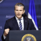Menteri Pertahanan AS Pete Hegseth berbicara di KTT 