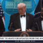 Presiden Amerika Serikat, Donald Trump. Tangkap layar YouTube The White House menampilkan Presiden AS Donald Trump menyampaikan pidato setelah insiden jamuan makan malam koresponden Gedung Putih, Sabtu 25 April 2026. Donald Trump mengungkap identitas dan foto pelaku penembakan di acara makan malam koresponden Gedung Putih. 
