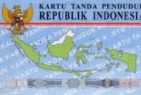 ilustrasi kartu tanda penduduk