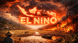 ilustrasi fenomena el nino di indonesia