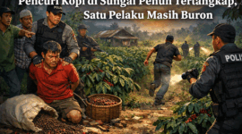 ilustrasi pelaku pencurian kopi