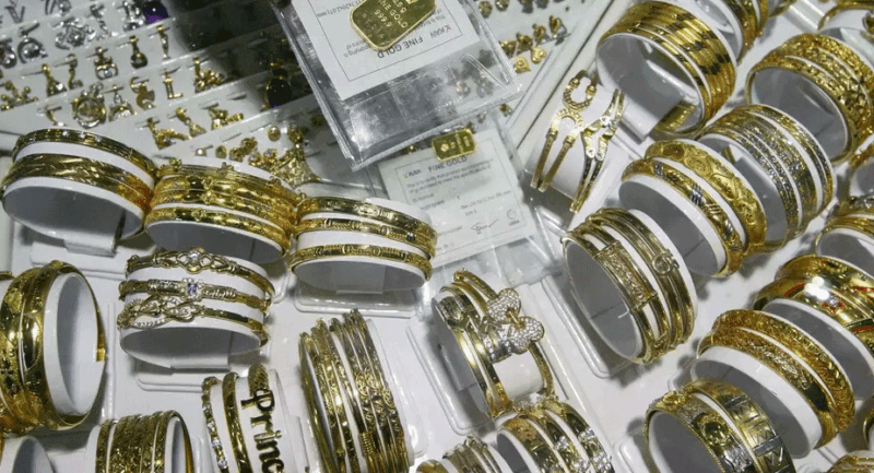 Ilustrasi harga emas perhiasan Sumber; David Gita Roza (B-Universe)