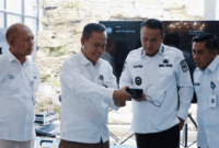 Wali Kota Sungai Penuh, Alfin, menerima kunjungan Kepala Stasiun TVRI Jambi, Herly Marjoni, di rumah dinas walikota