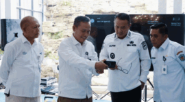 Wali Kota Sungai Penuh, Alfin, menerima kunjungan Kepala Stasiun TVRI Jambi, Herly Marjoni, di rumah dinas walikota