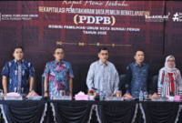 KPU Kota Sungai Penuh menggelar Rapat Pleno Terbuka Rekapitulasi Pemutakhiran Data Pemilih Berkelanjutan (PDPB) Triwulan I Tahun 2026 di Aula KPU Kota Sungai Penuh, Rabu (2/4/2026).