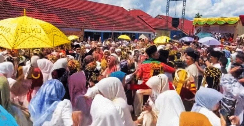 Acara kenduri sko desa koto baru, 19/4/2026. (Ft: Istimewa)