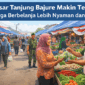 ilustrasi gambar pasar tanjung bajure