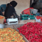 Harga cabe stabil di Pasar Tanjung Bajure Kota Sungai Penuh.