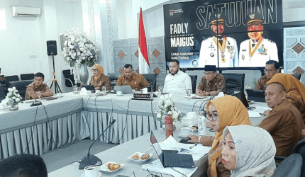 Pertemuan rencana penggunaan dan TKD dari pemerintah pusat untuk Kota Padang