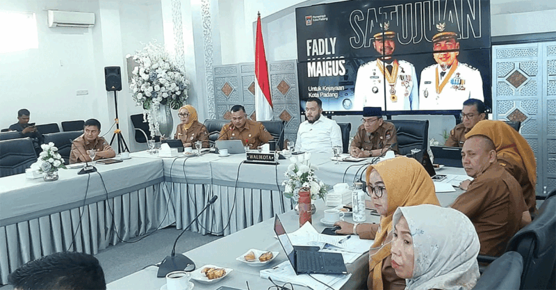 Pertemuan rencana penggunaan dan TKD dari pemerintah pusat untuk Kota Padang