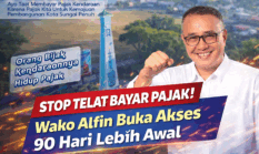 Stop Telat Bayar Pajak! Wako Alfin Buka Akses 90 Hari Lebih Awal