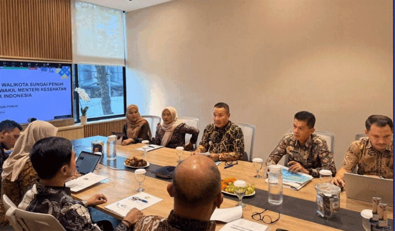 Wako Alfin audiensi bersama Wakil Menteri Kesehatan Republik Indonesia di Kementerian Kesehatan RI, Selasa (14/04/2026).