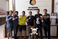 Polisi berhasil menangkap pelaku pembakar mobil di Bungo.-ist/jambi-independent.co.id-