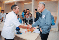 Wakil Menteri Sosial (Wamensos) RI Agus Jabo Priyono mengikuti audiensi bersama sejumlah pemerintah daerah di Kantor Kementerian Sosial