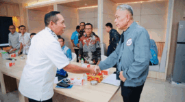 Wakil Menteri Sosial (Wamensos) RI Agus Jabo Priyono mengikuti audiensi bersama sejumlah pemerintah daerah di Kantor Kementerian Sosial