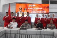 10 calon Paskibraka utusan Kota Padang pada seleksi tingkat provinsi dan nasional.