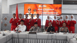 10 calon Paskibraka utusan Kota Padang pada seleksi tingkat provinsi dan nasional.