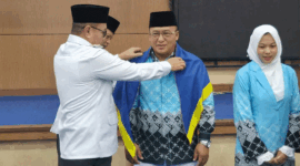 Wako Alfin resmi melepas 128 jamaah haji asal Kota Sungai Penuh menuju Embarkasi Batam