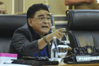 Wakil Ketua Komisi XIII DPR RI Andreas Hugo Pareira saat membacakan kesimpulan rapat di Gedung Nusantara II, DPR RI, Senayan, Jakarta, Selasa (30/9/2025). Foto: Dok. DPR RI