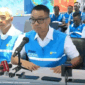 Direktur Utama (Dirut) PLN Darmawan Prasodjo dalam konferensi pers di Jakarta, Sabtu (23/5/2026). Darmawan Prasodjo mengungkapkan indikasi awal penyebab terjadinya gangguan sistem kelistrikan yang mengakibatkan listrik padam atau blackout di sebagian Sumatera sejak Jumat (22/5/2026) malam. 
