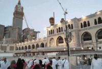 ILUSTRASI jemaah Jambi umrah di Arab Saudi. 