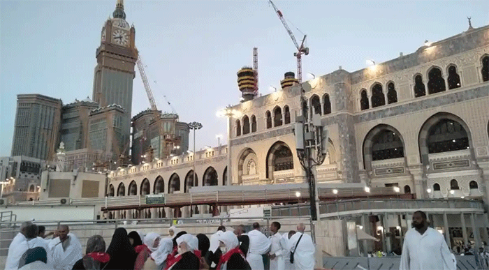 ILUSTRASI jemaah Jambi umrah di Arab Saudi. 