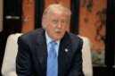 Presiden AS Donald Trump berbicara dalam pertemuan dengan Presiden China Xi Jinping di sela-sela kunjungan ke Taman Zhongnanhai di Beijing, China (15/5/2026). Foto: Evan Vucci/REUTERS