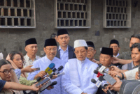 Nasaruddin Umar, Menag bersama Gus Ipul, Mensos usai Salat Idul Adha di Masjid Istiqlal, Jakarta, Rabu (27/5/2026). Foto: Aditya Nugraha/kumparan