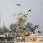 Burung-burung terbang saat asap mengepul setelah ledakan, menyusul serangan Israel dan AS terhadap Iran, di Teheran, Iran, 2 Maret 2026. Foto: West Asia News Agency via REUTERS