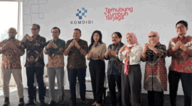 Komdigi meresmikan pendaftaran nomor seluler menggunakan biometrik pengenalan wajah di FX Sudirman, Jakarta Pusat, Jumat (29/5/2026). Foto: Ryan Iqbal/kumparan