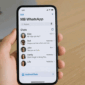 Tampilan MB WhatsApp di Android yang sudah mirip WhatsApp iPhone iOS sepenuhnya /Generated by OpenAI/