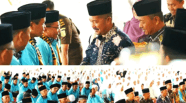 Kolase Bupati Kerinci Monadi Melepas Keberangkatan 413 Calon Haji Asal Kabupaten Kerinci.