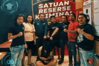 penangkapan pelaku pembacokan brutal yang menyerang warga menggunakan parang di depan Masjid Baiturrahim