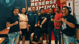 penangkapan pelaku pembacokan brutal yang menyerang warga menggunakan parang di depan Masjid Baiturrahim