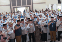 Lepas 442 JCH Kloter BTH 19, Gubernur Al Haris : Fokus Ibadah Haji, Jangan sia-siakan Perjuangan Puluhan Tahun-Ist-