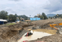 Lokasi penambangan emas tanoa izin (peti) di Kabupaten Merangin yang diungkap Polda jambi. ANTARA/HO/Humas Polda Jambi