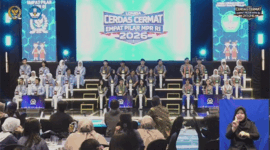 Suasana Lomba Cerdas Cermat Empat Pilar yang diadakan MPR, di Kalbar pada Sabtu (9/5/2026).  Foto: Youtube/MPR RI