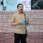 Jaksa Agung ST Burhanuddin memberikan sambutan saat menghadiri Penyerahan Denda Administratif dan Lahan Kawasan Hutan di Kejagung, Jakarta, Rabu (13/5/2026).
 Foto: Jamal Ramadhan/kumparan