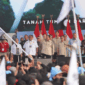 Presiden Prabowo tiba di panggung utama perayaan Hari Buruh di Monas, Jakarta, Jumat (1/5/2026). Foto: Jamal Ramadhan/kumparan