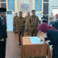 Bupati Muaro Jambi, Bambang Bayu Susesno, dan Wakil Bupati Junaidi Mahir melantik 183 kepala sekolah (kepsek), Senin (18/5/2026). 
