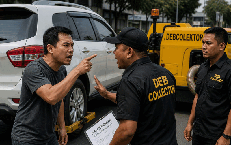 Debt Collector tarik mobil. AI