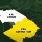 Peta rancangan Pemekaran Kabupten Kerinci Hilir, sekitar lebih kurang 15 wacana itu dan setiap kali  Pilkada calon Bupati dan Wakil Bupati   isu Pemekaran senjata ampuh untuk mendapatkan dukungan 