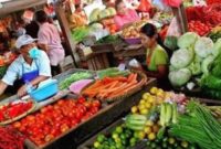 Harga kebutuhan pokok harga relatif stabil di pasar pasar tradisional pasca usai bulan Ramadhan, Idul Fitri, tahun baru.