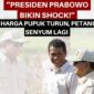 Disaat geopolitik dunia memanas, melalui kebijakan Presuden Prabowo Subianto menurunkan harga pupuk bersubsidi untuk petani sebesar 20 persen