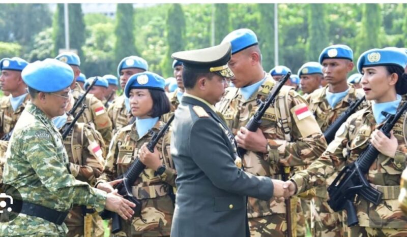 Panglima TNI Jenderal TNI Agus Subiyanto, 
Melepas  pasukannya ke  Lebanon. Sebanyak 744 personil TNI yang tergabung dalam satgas Kontingen Garuda (Konga) United Nations Interim Force in Lebanon (UNIFIL) untuk menjalankan misi perdamaian di Lebanon.