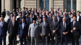 Presiden  bersama Presiden Prancis  menghadiri peluncuran France–Indonesia High Level Business Council sebagai langkah strategis untuk memperkuat hubungan ekonomi antara Indonesia dan Prancis.