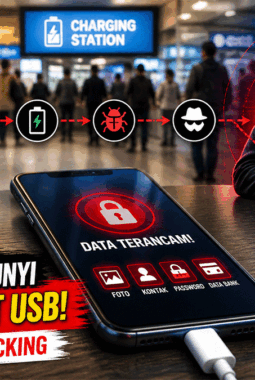 Bahaya Mengisi Daya HP di Tempat Umum, Data Bisa Dicuri, Ini Cara Mencegahnya