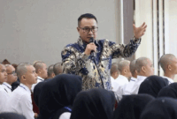 Wali Kota Sungai Penuh Alfin mengajak CPNS menjadi ASN yang adaptif, inovatif, berintegritas, dan siap menghadapi tantangan transformasi digital demi meningkatkan kualitas pelayanan publik.