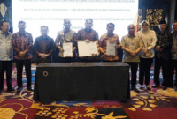 Wakil Wali Kota Sungai Penuh Azhar Hamzah mendorong penguatan Bank Jambi dalam RUPS Luar Biasa di Bandung