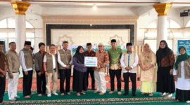 Penerima bantuan Baznas Padang Panjang tahap II/2026.